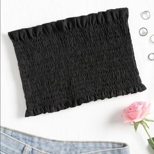 Smocked Bandeau Tube Top